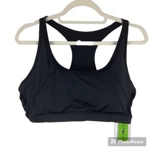 NWT Zyia Black Classic Mesh Bra RC Size XXL